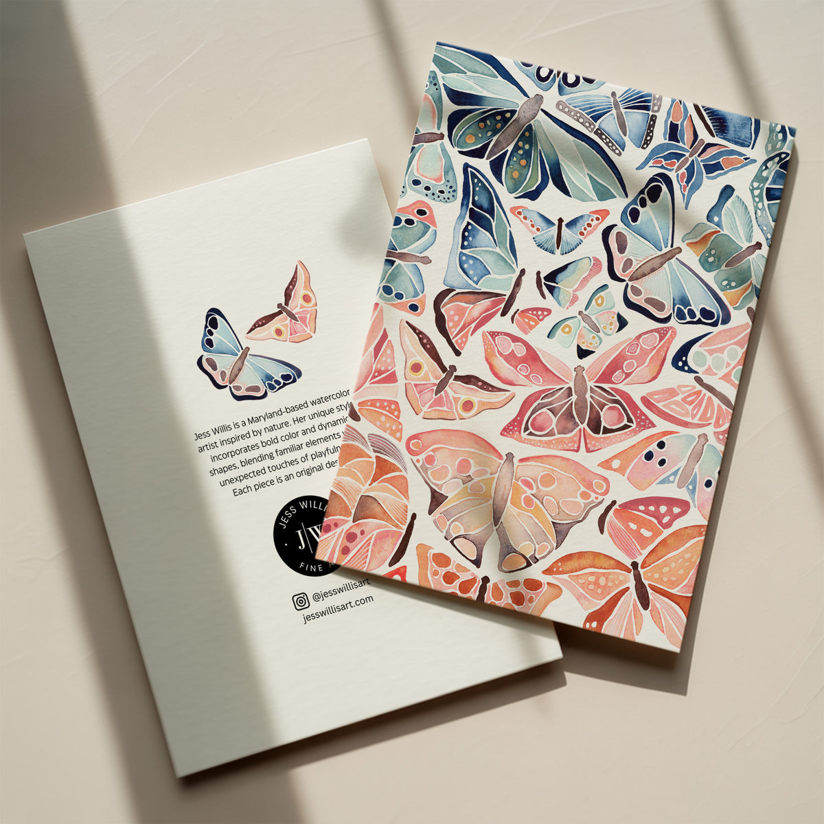 Ombre Flutter Card