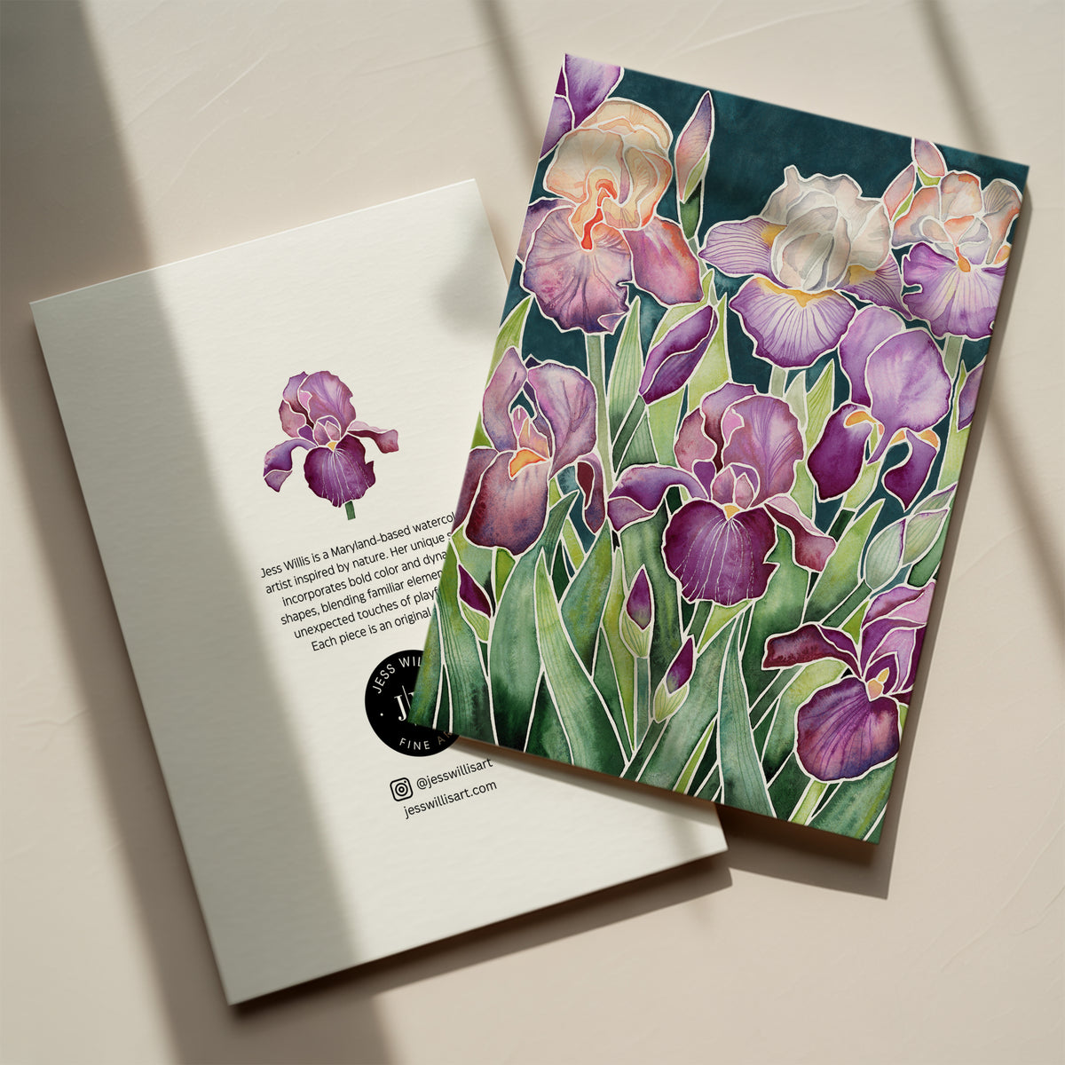 Irises Card