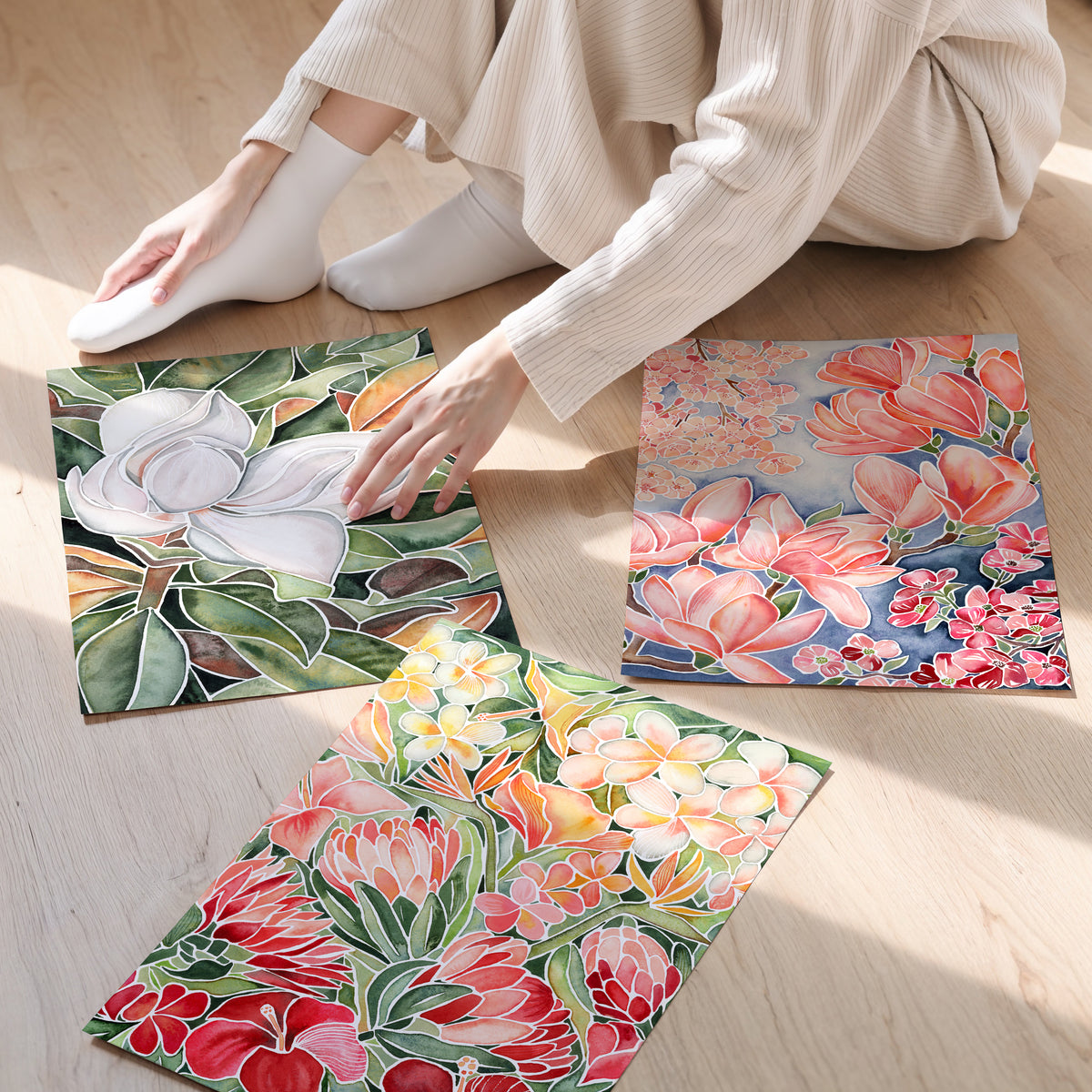 Tropical Flowers – Art Print