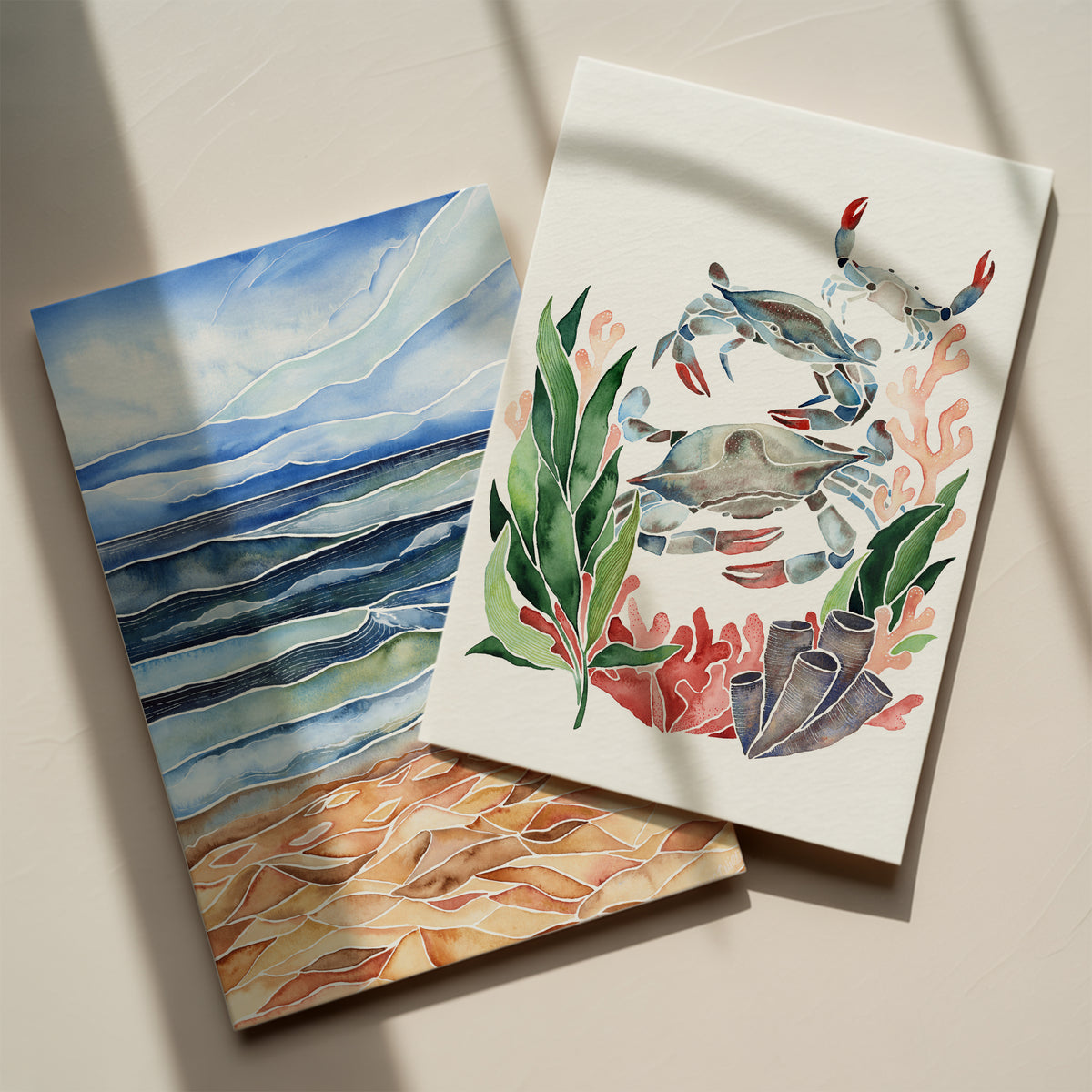 Three Blueclaws – Art Print