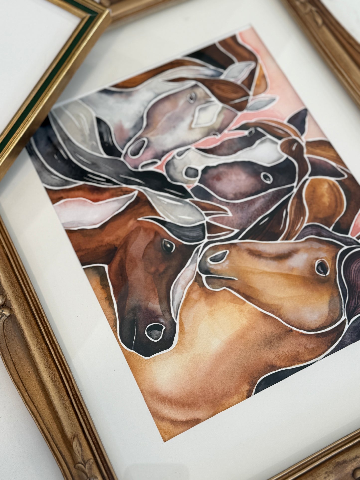 Rosie's Horses- Art Print