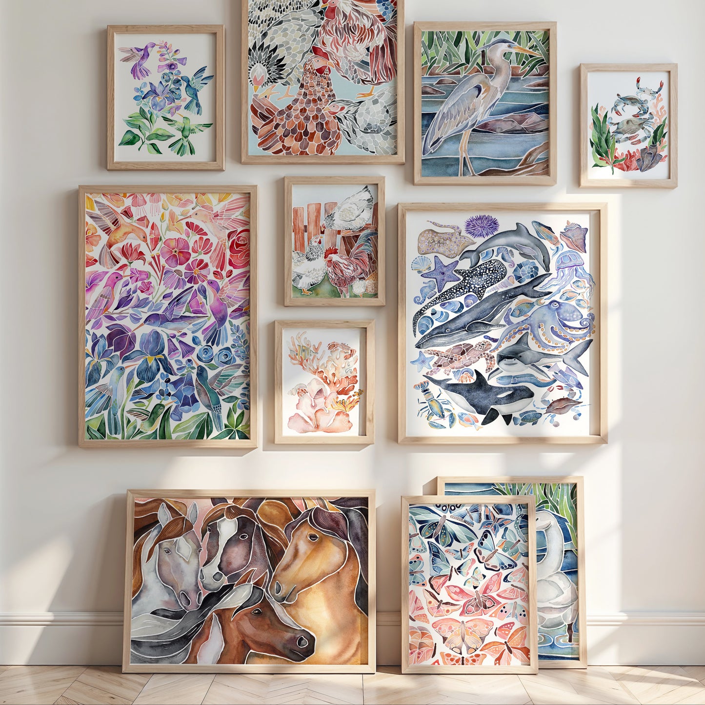 Ombre Flutter – Art Print