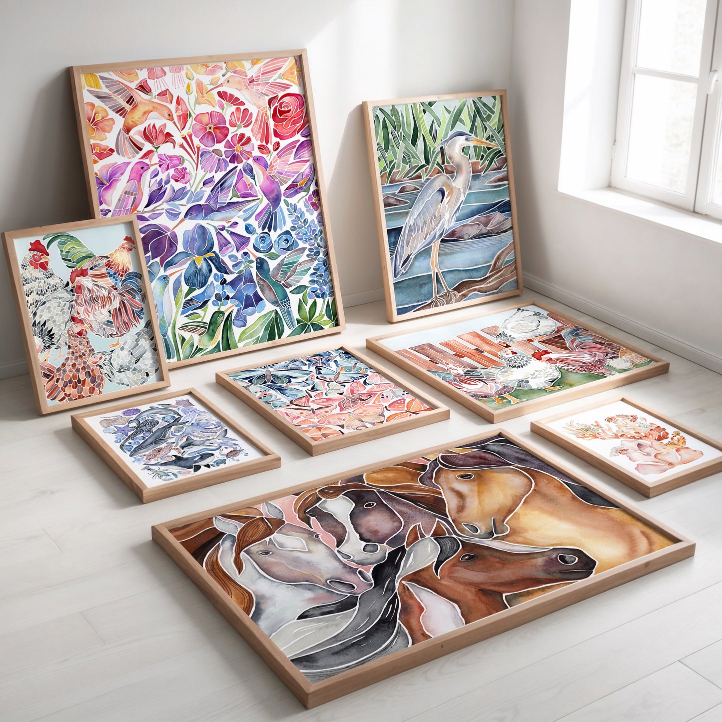 Blue Heron – Art Print