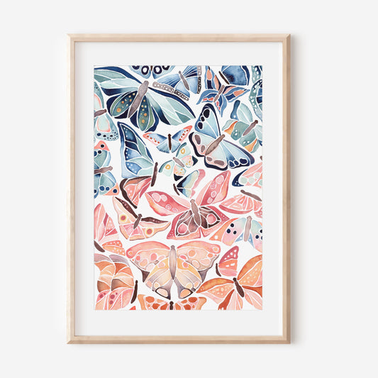Ombre Flutter – Art Print