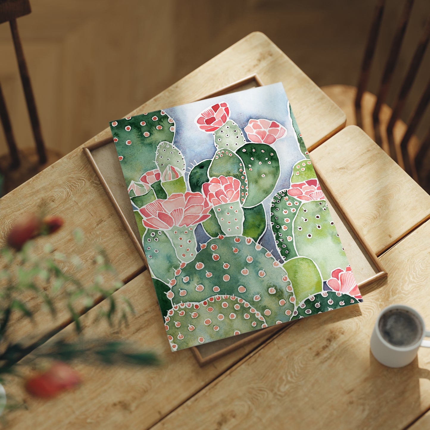 Cactus Florals- Art Print