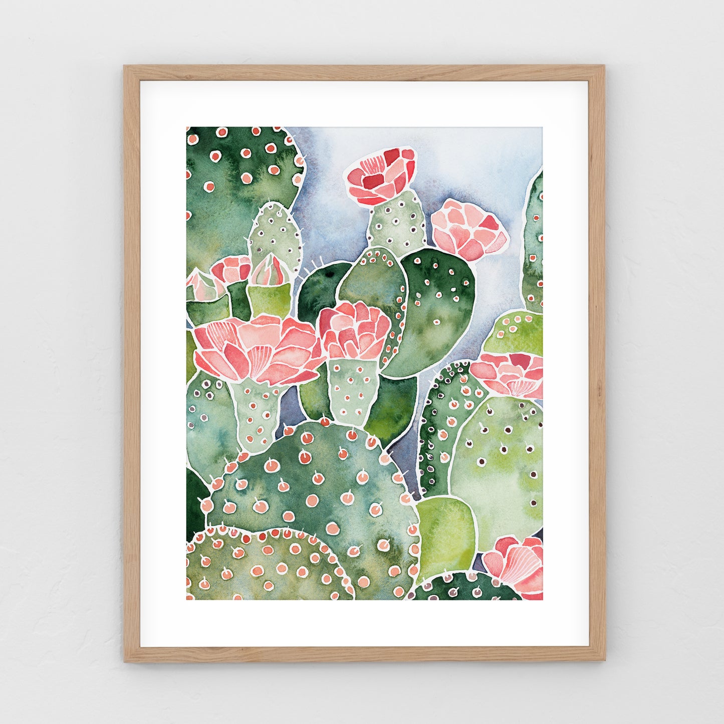 Cactus Floral- Original Painting