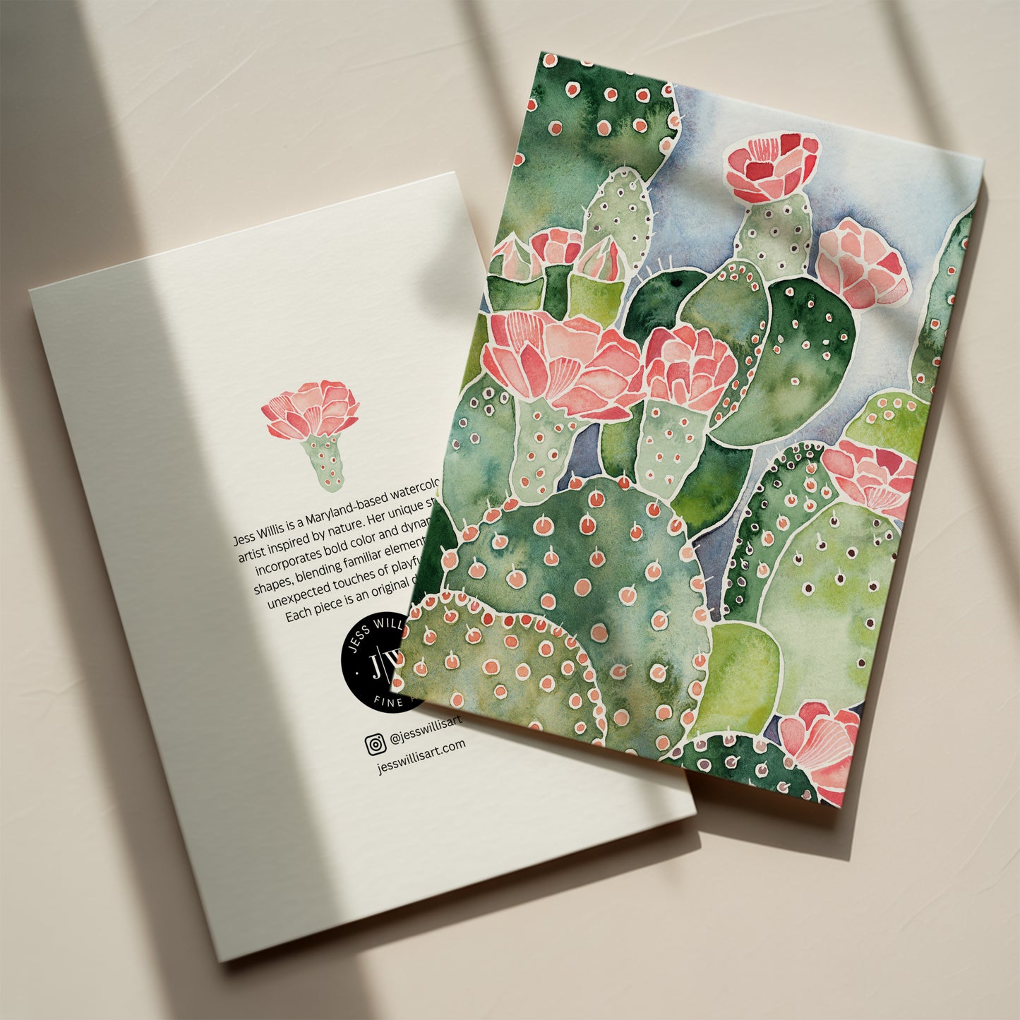 Cactus Florals Card