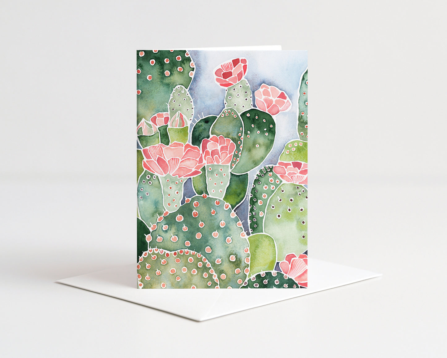 Cactus Florals Card