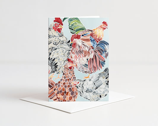 Chicken Study No. 2 Card