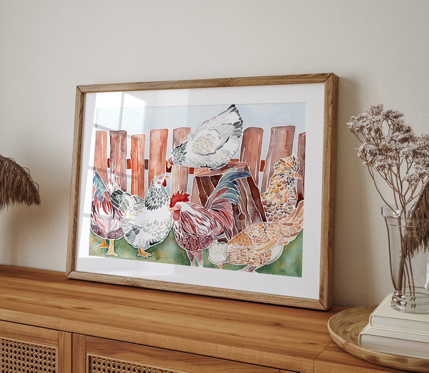 Chicken Study No. 1- Art Print