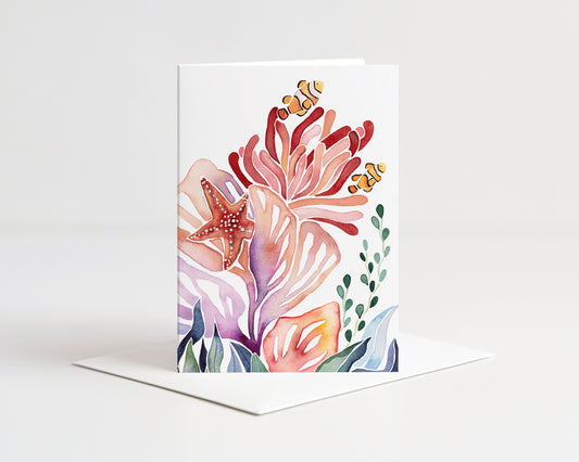 Colorful Corals Card