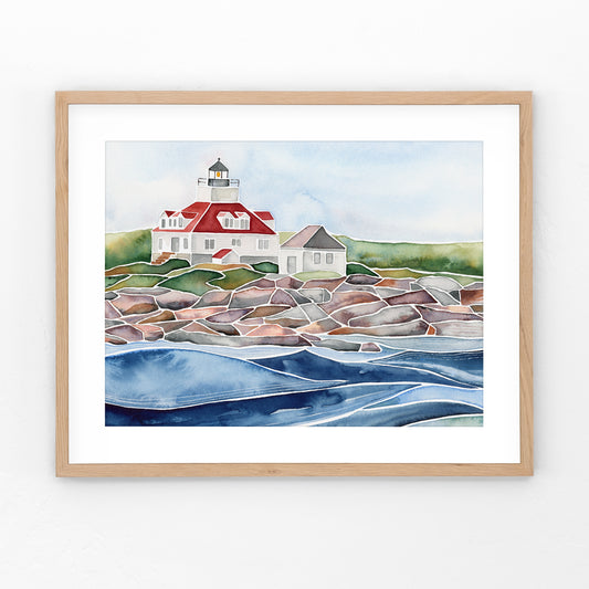 Egg Rock Lighthouse –  Art Print