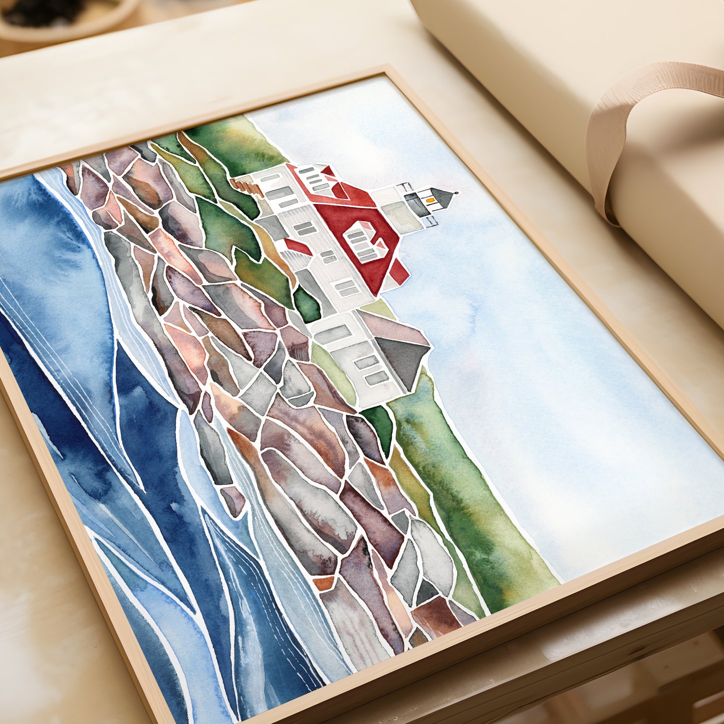 Egg Rock Lighthouse –  Art Print