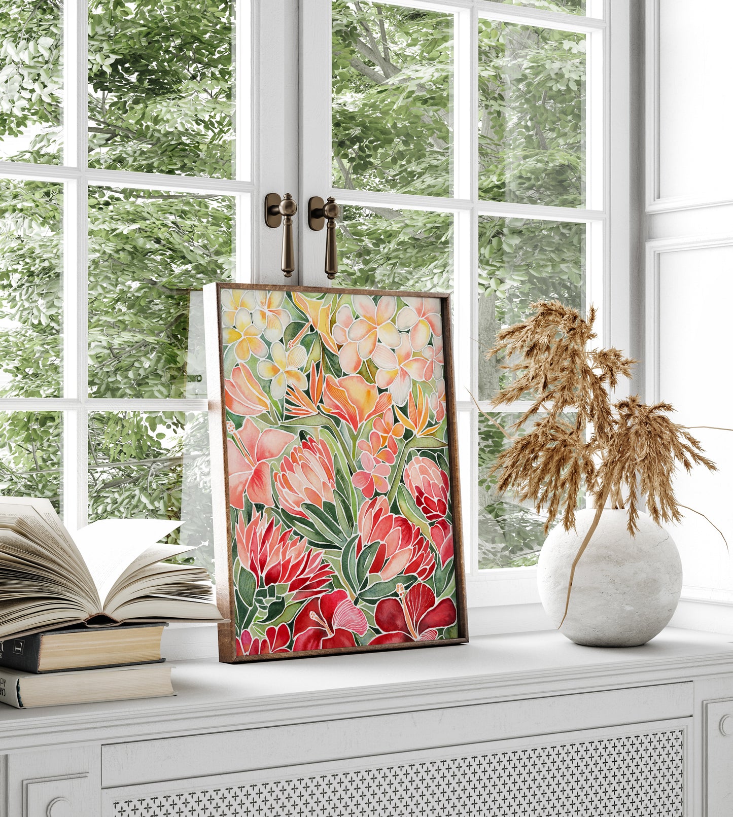 Tropical Flowers – Art Print