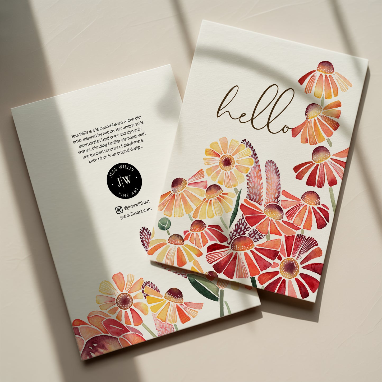 Fall Cards-  Set of 6