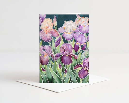 Irises Card