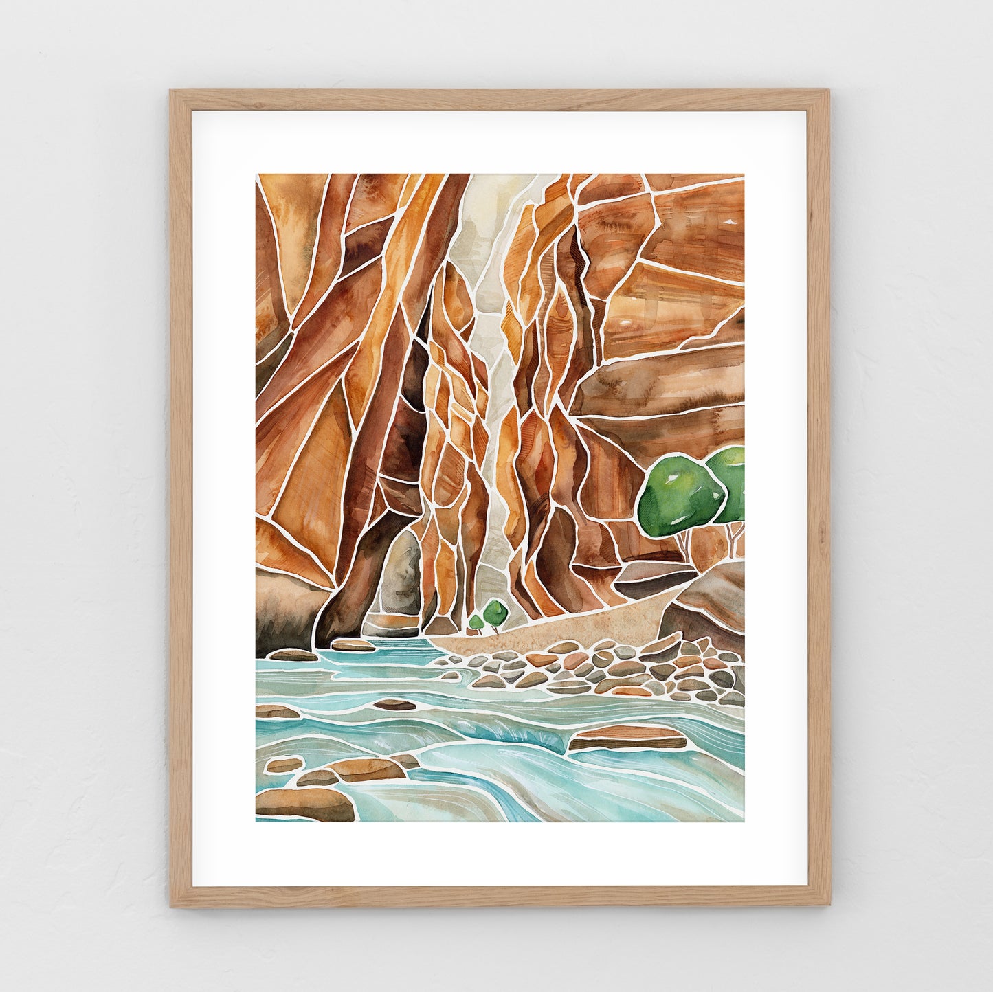 Zion’s The Narrows – Art Print
