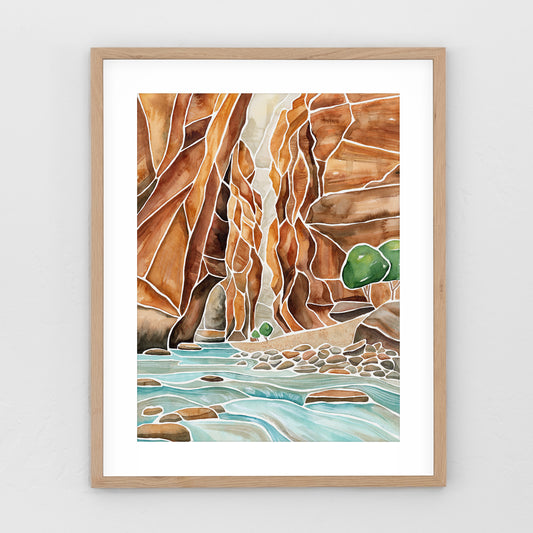 Zion’s The Narrows – Art Print