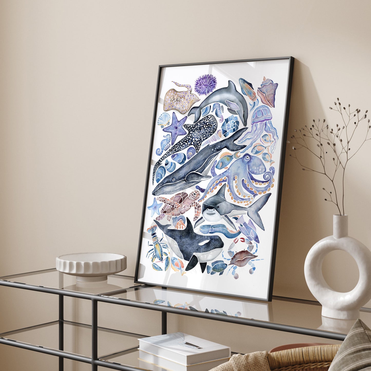 Ocean Creatures- Art Print