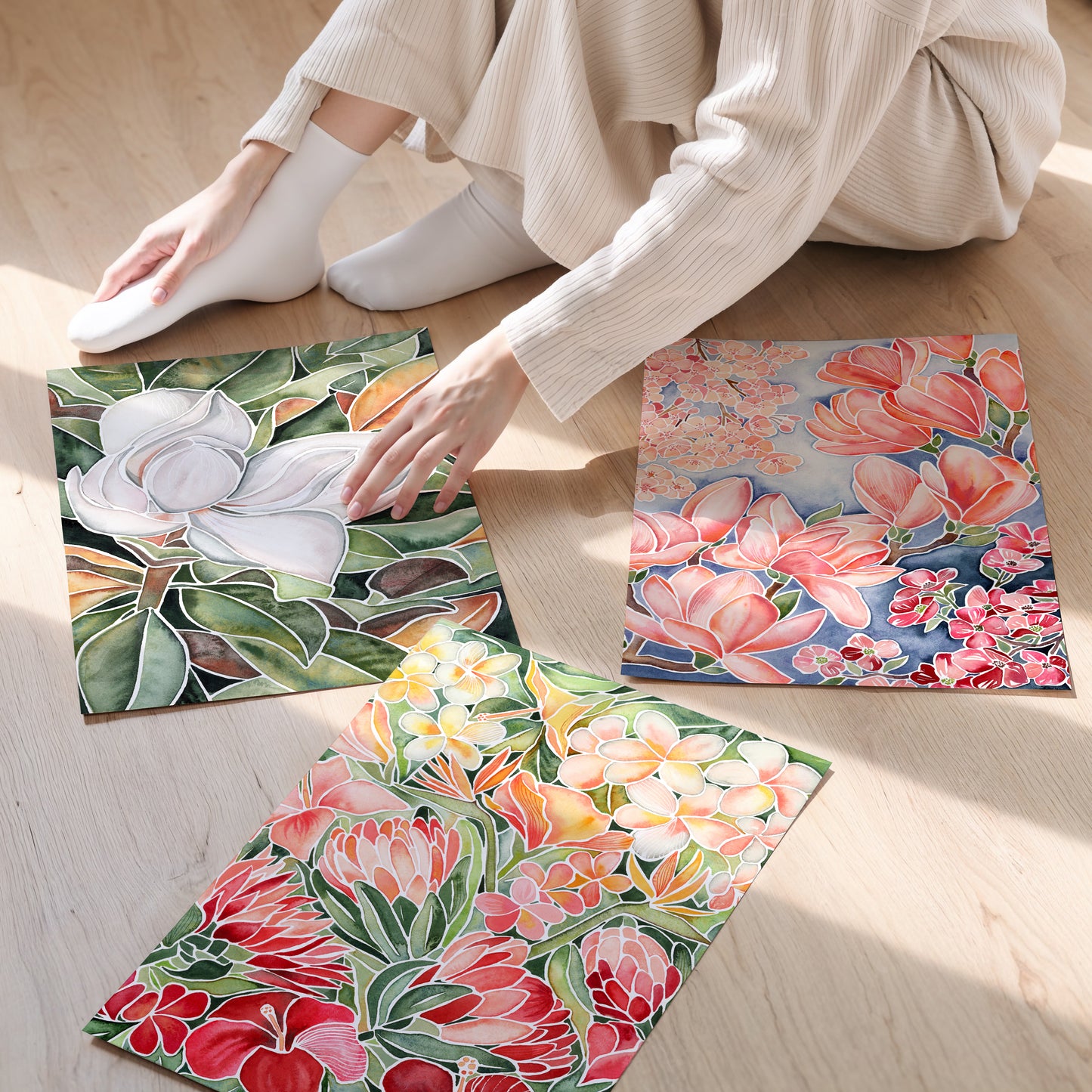 Tropical Flowers – Art Print